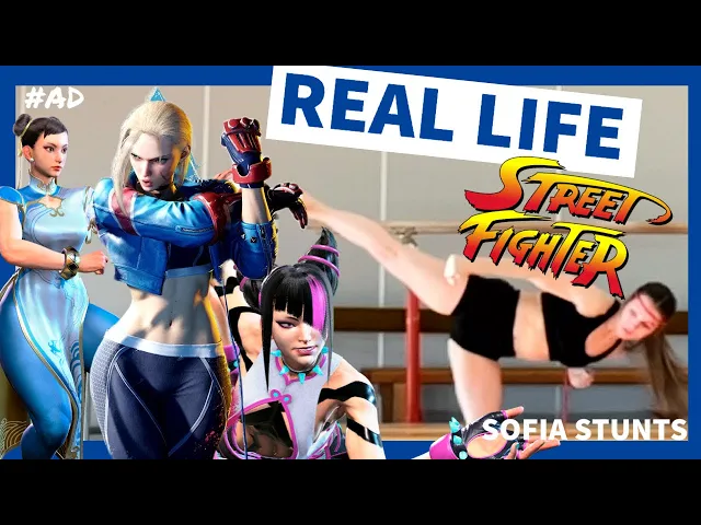STUNTWOMAN recreates STREET FIGHTER 6 moves FOR REAL