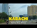 Download Lagu Karachi Rainy Day Drive | Beautiful Weather \u0026 Street View in 4K