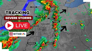 Weather Impact Alert Tracking severe storms in Indiana