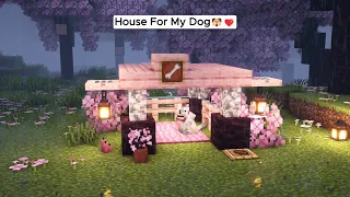 Minecraft House For My Dog ❤️🥺