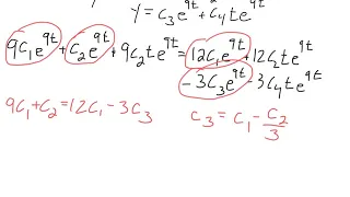 Section 3 7 Eigenvalue Method One Repeated Root