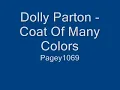 Coat Of Many Colors   Dolly Parton - With Lyrics