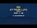Download Lagu Al-Qur'an Surat At-Thur | Murottal Merdu H. Muammar ZA
