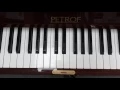 E flat minor scale - natural
