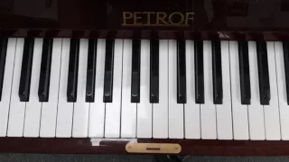 E flat minor scale - natural