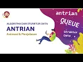 Animasi dan Penjelasan Konsep Antrian QUEUE Bahasa Indonesia