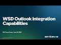 WSD Outlook Integration Overview