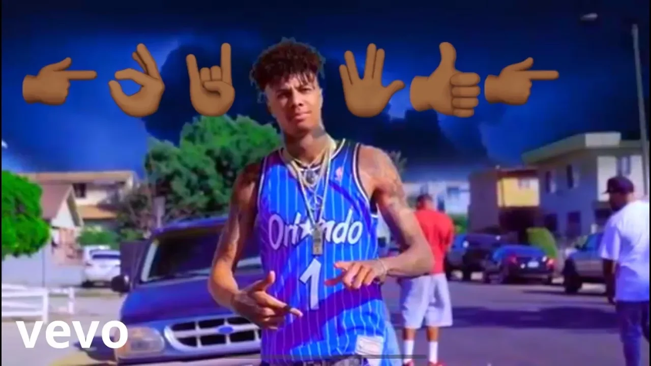 Blueface "Respect My Crypn'" but every time he uses a gang sign it speeds up