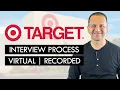TARGET Recorded Virtual Interview Process EXACT Questions Answers