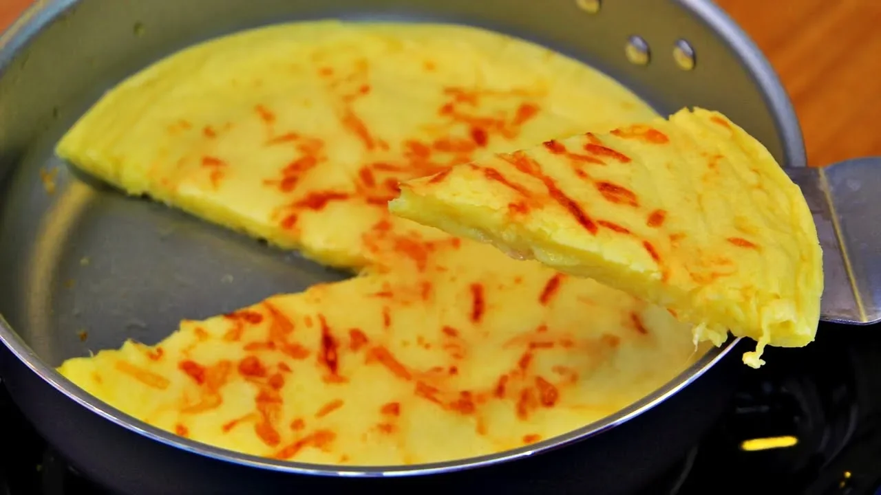 PÃO DE QUEIJO DE FRIGIDEIRA PRONTO EM 3 MINUTOS SUPER FÁCIL E RÁPIDO