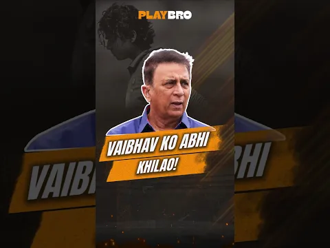 Sunil Gavaskar Ki Demand! England Ke Khilaaf Vaibhav Sooryavanshi Ko Zaroor Khilao #Sunil #India