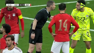 ملخص مباراة مصر وإسبانيا     مباراة ودية دولية دندنها