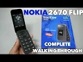 Nokia 2760 Flip complete walking through for Tracfone total by Verizon straight talk and more