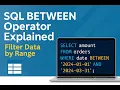 SQL BETWEEN Operator Explained Filter Data by Range with Ease