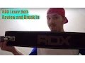 RDX Lever Belt Review