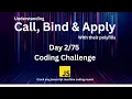 Day 2 - Call Bind Apply Polyfills 75 Days Javascript Coding Challenge