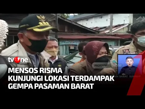Mensos Kunjungi Lokasi Terdampak Gempa di Pasaman Barat