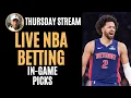 Lagu LIVE BETTING NBA Thursday In-Game Picks \u0026 Player Props Predictions Today! 1/1/26