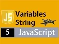 Tutorial Javascript para principiantes - Variables string o cadenas de texto document write