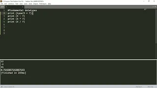 python datatype numbers in Amharic