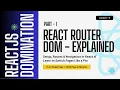 React Router DOM Explained 2025 Setup Routes Link Tag in React JS React JS Course - Lec 9