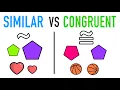 DIFFERENCE BETWEEN SIMILAR CONGRUENT FIGURES