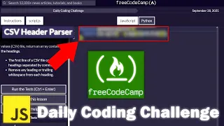 JavaScript Daily Code Challenge 25 - FreeCodeCamp