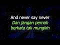 Download Lagu Justin Beiber Never say never ft Jaden smith | lyrics terjemahan
