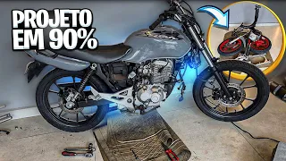 ADAPTANDO AS PEÇAS DA TITAN 160 2026 NA CG 2000!