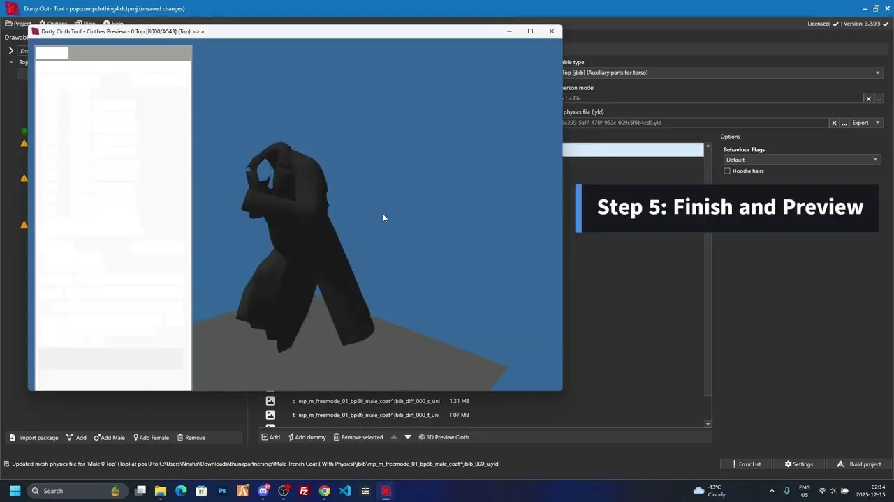 Realistic Bandana (+ Physics)