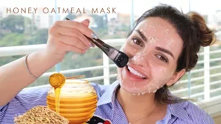 ماسك العسل والشوفان لتفتيح البشرة وإزالة علامات حب الشباب Honey Oatmeal Mask 