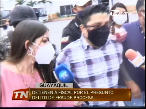 Detienen a fiscal por el presunto delito de fraude procesal