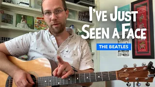 Download I've Just Seen a Face • The Beatles • easy guitar lesson (no capo, key of G) MP3