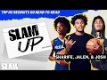 Jalen Green Josh Christopher Sharife Cooper are HILARIOUS HEAD-to-HEAD SLAM Up