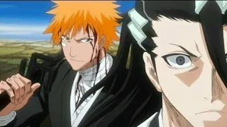 اتشيغو ينقد روكيا من الاعدام ويصدم الجميع بقوته اتشيغو ضد بياكويا 