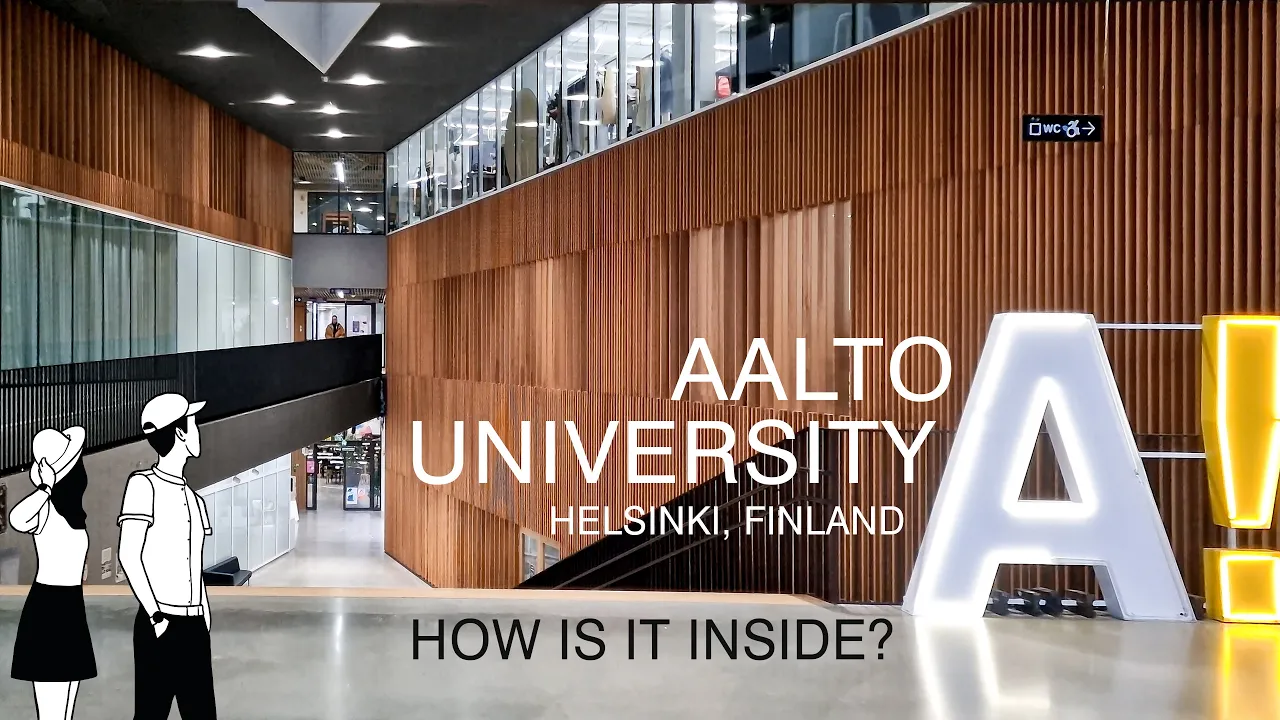 4K Helsinki 🇫🇮 : Aalto University - Campus Walking Tour