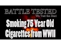 Oldest Cigarettes Ever Smoked on Camera - Veterans Unboxing WWII Lucky Strike Cigarettes from 1942