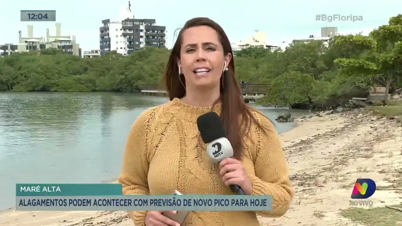 Maré alta: alagamentos podem acontecer com previsão de novo pico para esta terça-feira