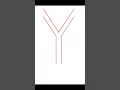 Design of letter Y using desmos