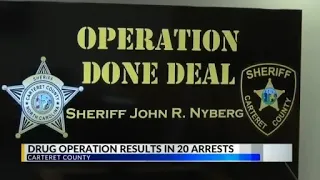 FULL STORY Operation Done Deal results in 20 Carteret County arrests