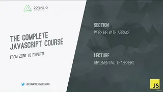 Learn JavaScript - Array Methods with Bankist App