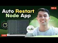 What is package json Learn How to Auto Restart Your Node js App with Nodemon