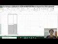 How to Input the Data on a Split-plot Design in Excel and Import it in STAR software