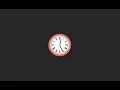CSS Animated Clock - Pure CSS Clock Shape
