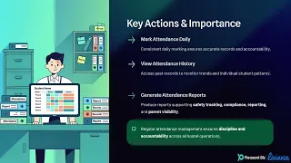 Livinnza Warden Training Module 6 Attendance Daily Student Tracking Safety Management