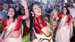 uncut mangal lakshmi actress deepika singh crazy dance at ganpati visarjan