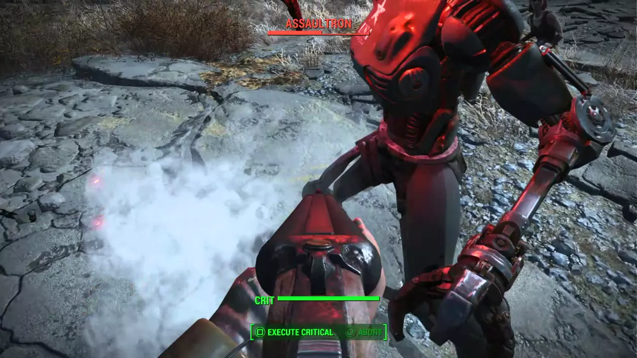 Fallout 4 First encounter with an assaultron