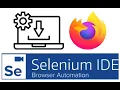 Firefox - Installing Selenium IDE