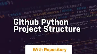 github python project structure