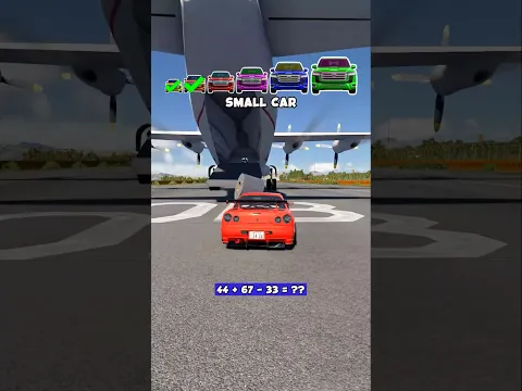 Big & Small Gtr vs Fly in a Cargo Plane